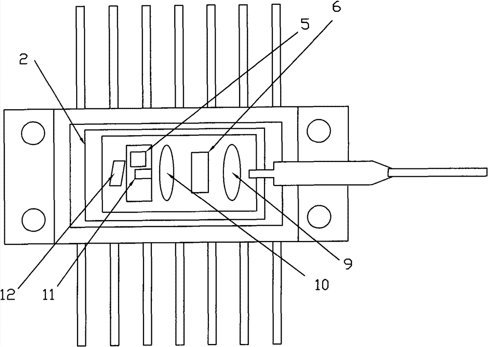 High-speed butterfly-shaped encapsulating tube shell with coupling lens, light emitter assembly and manufacture process