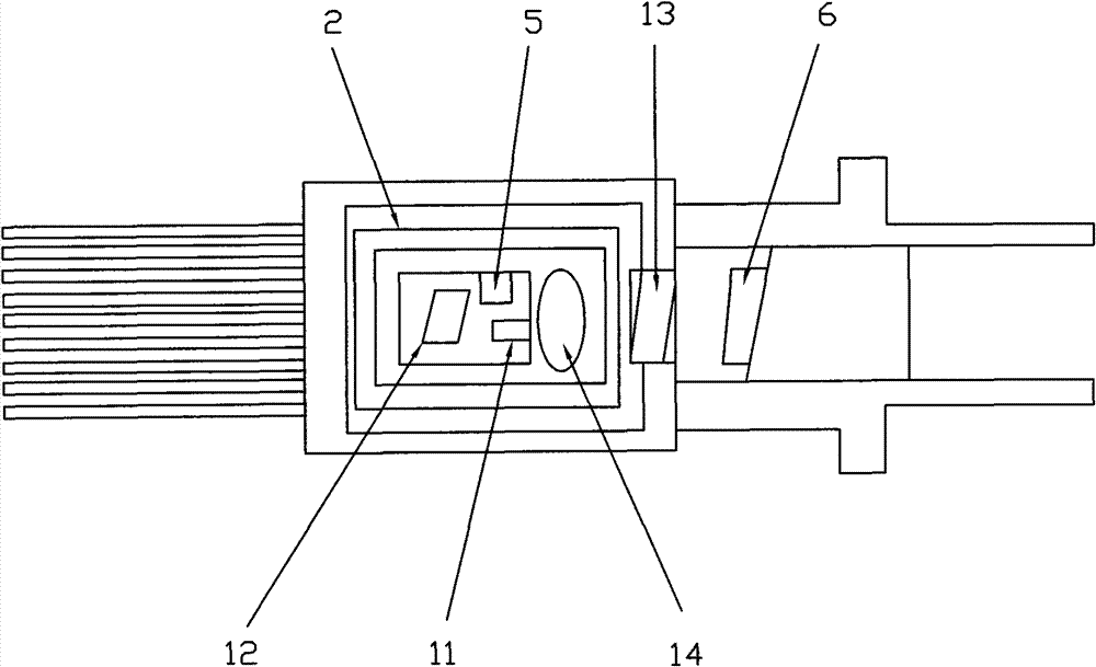 High-speed butterfly-shaped encapsulating tube shell with coupling lens, light emitter assembly and manufacture process