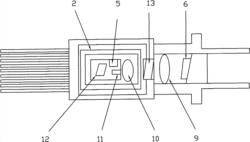 High-speed butterfly-shaped encapsulating tube shell with coupling lens, light emitter assembly and manufacture process