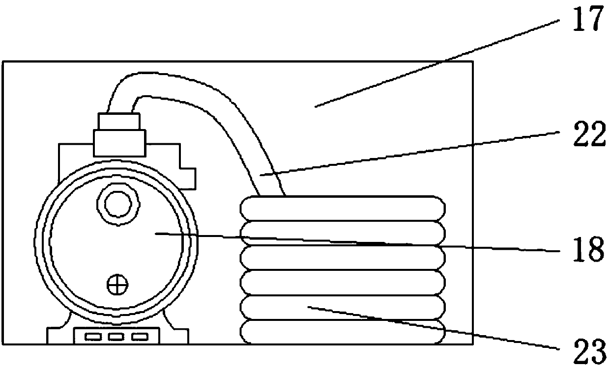 Surgical rinsing device for medical general surgery