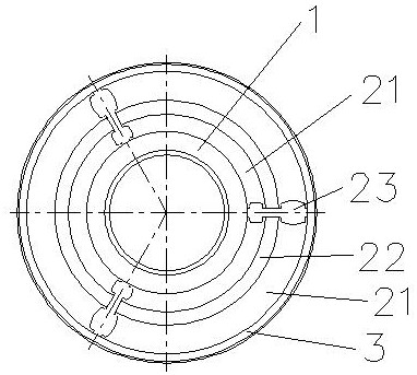 Damping method and structure of ball joint for axleless bogie