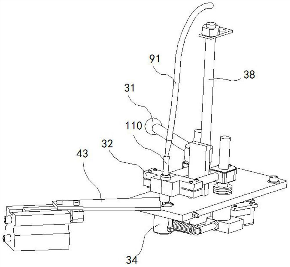 A LED light source multi-station clamping machine