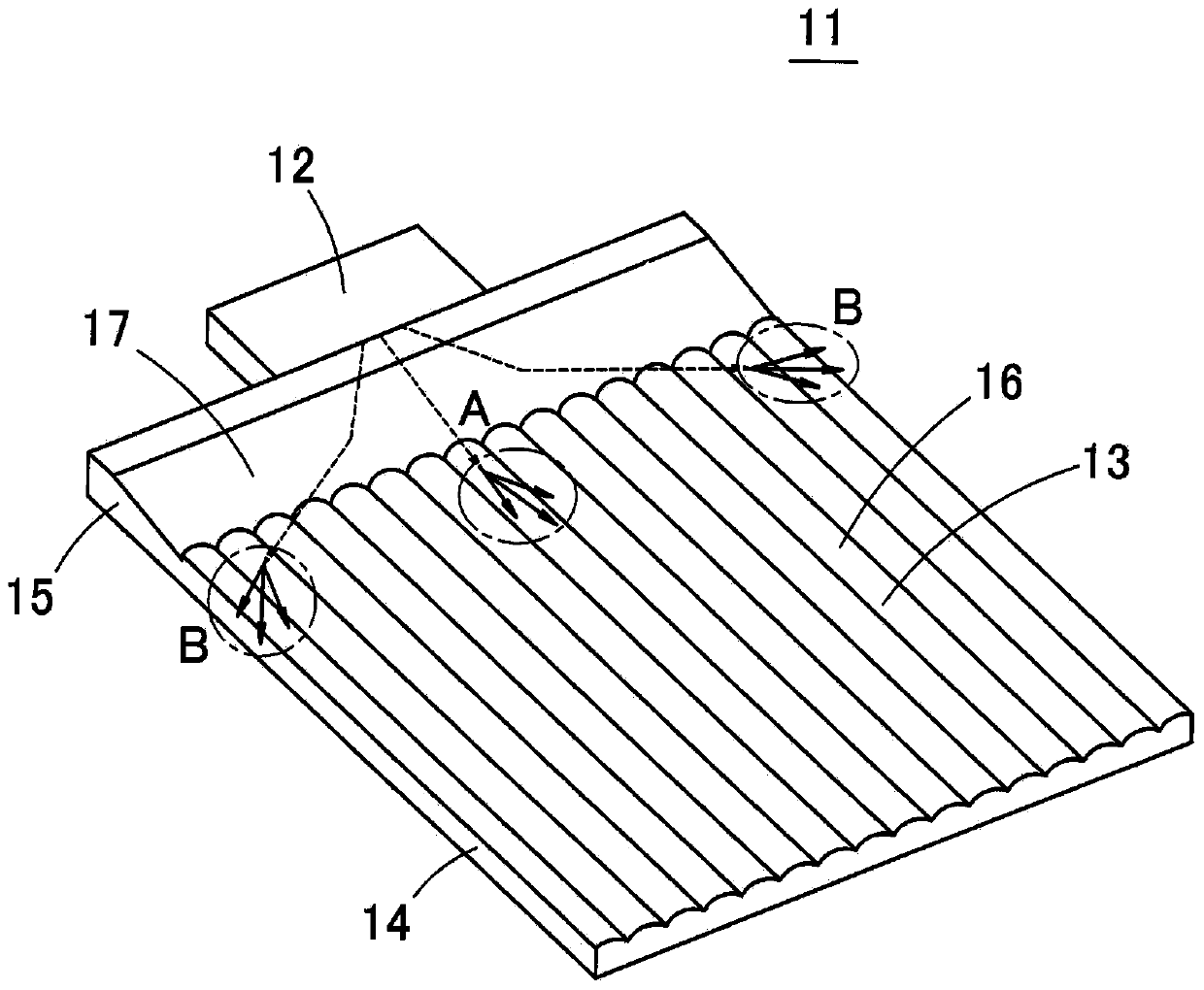 Light guide plate and surface illumination device