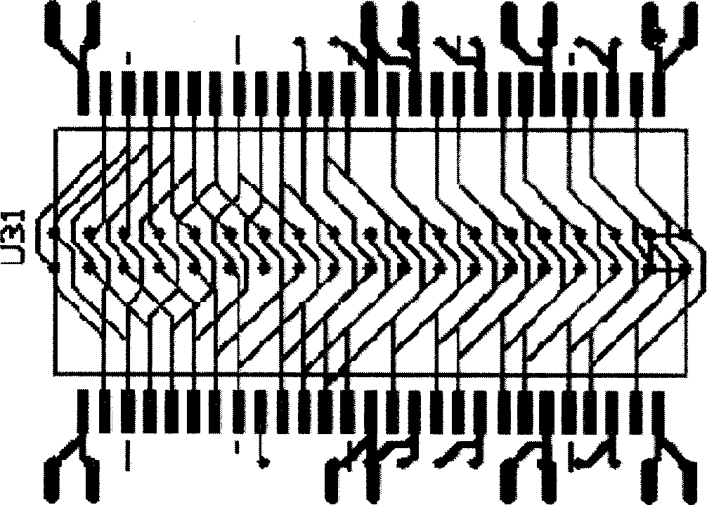 Method for realizing Fanout design in PCB