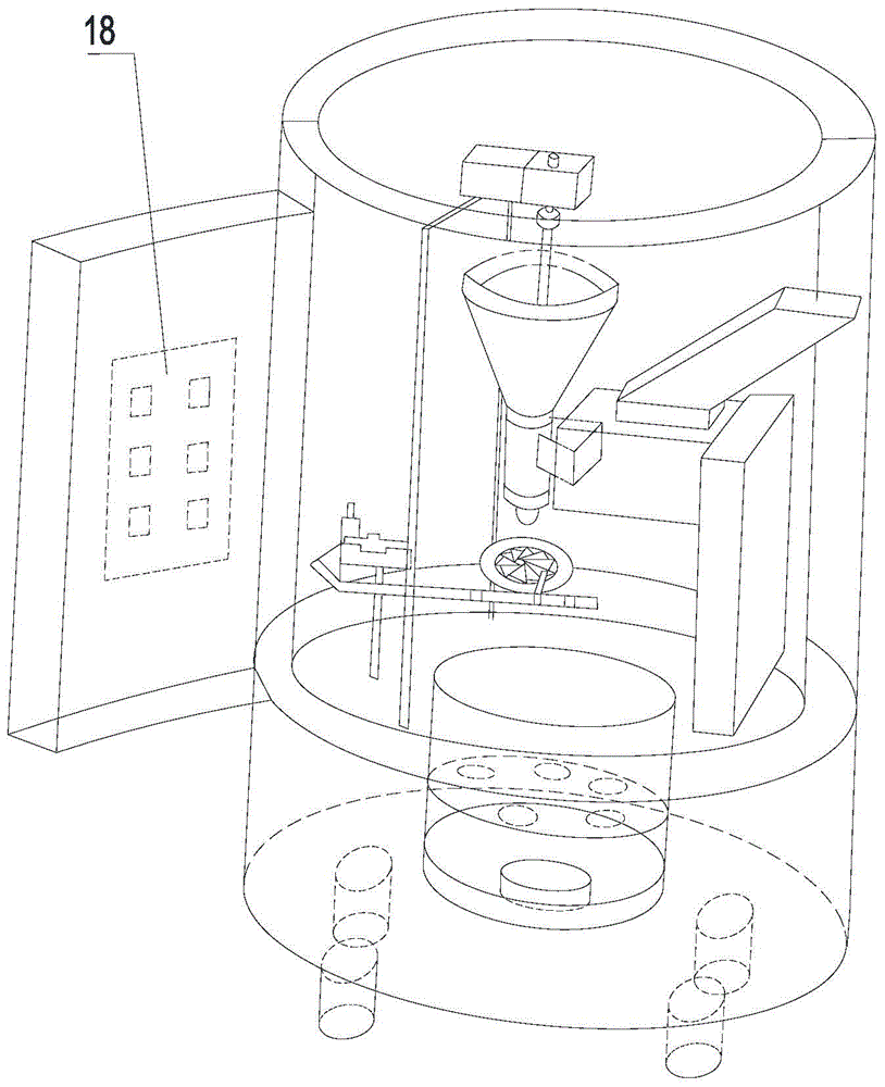 Household fully automatic steamed stuffed bun making machine