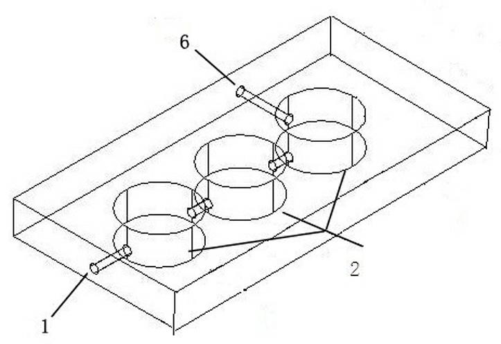 Structure of test cavity