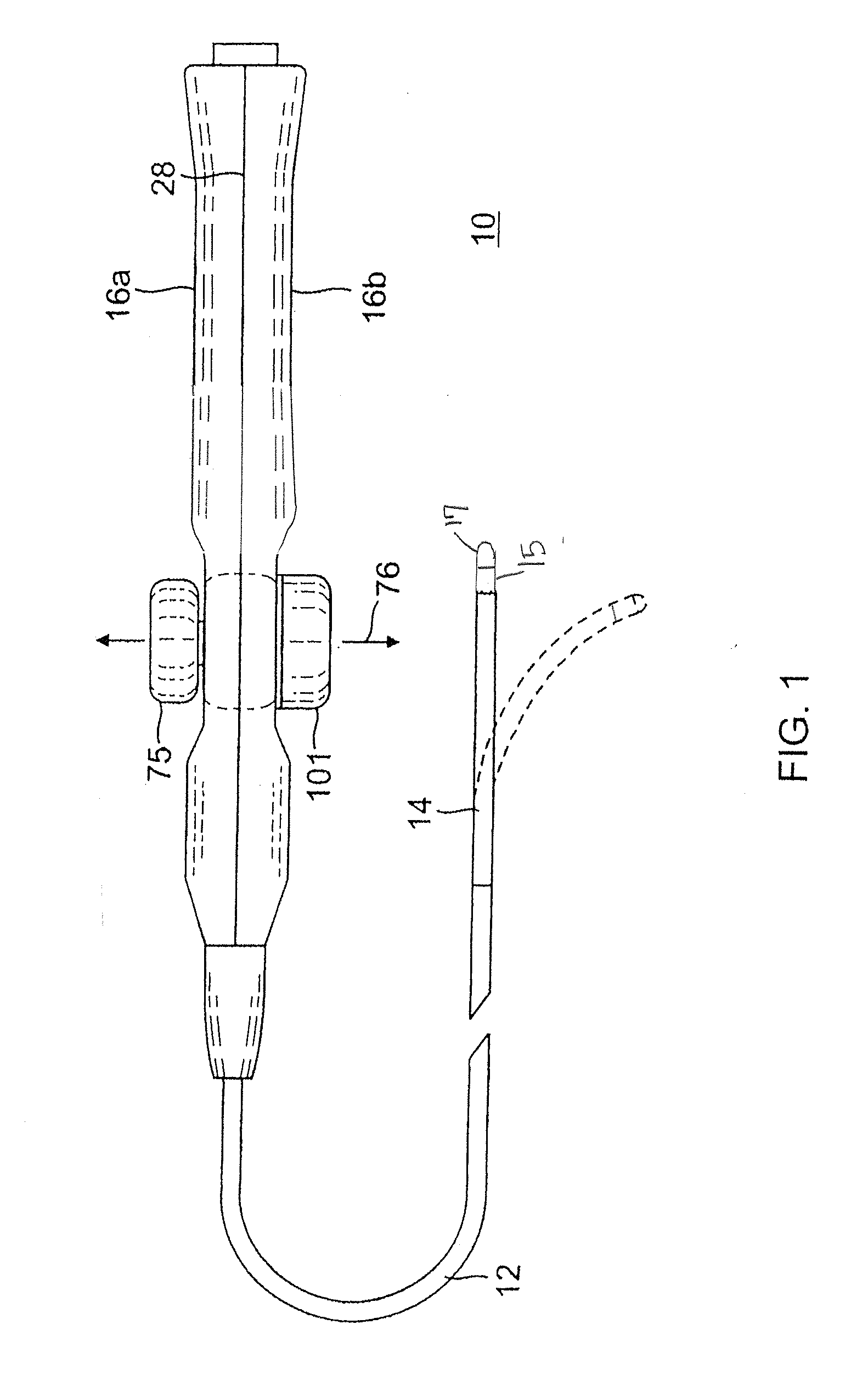 Catheter with single axial sensors