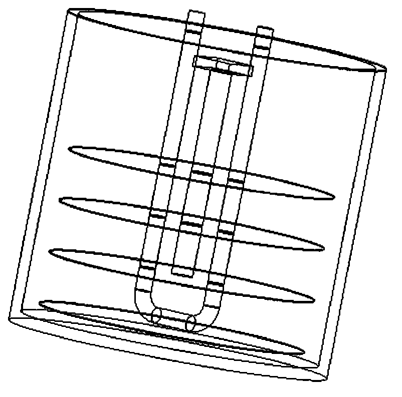 Energy accumulation and heat exchange device and water heater comprising same