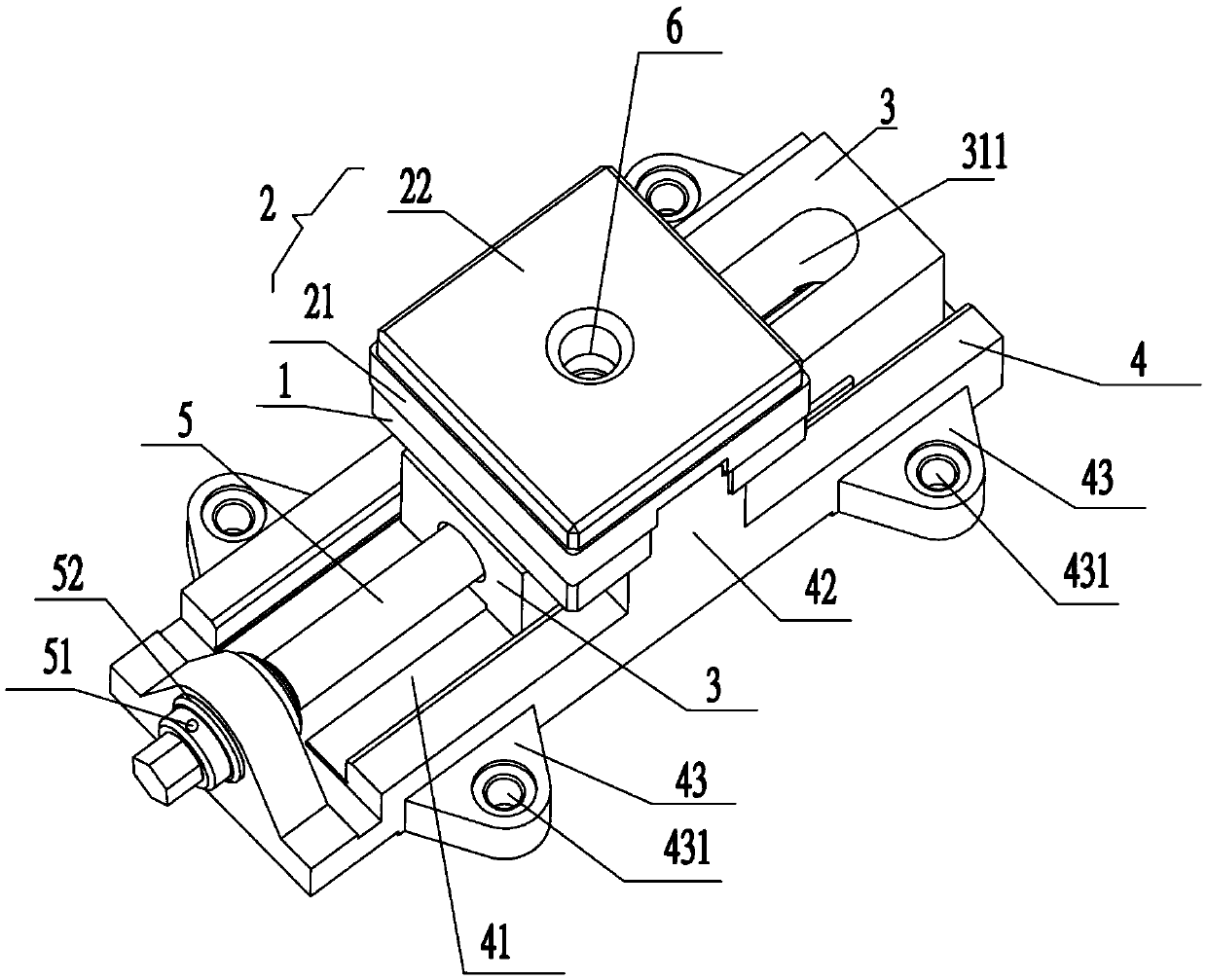 Height regulating device and regulating device used for radar pedestal leveling