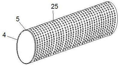 Internal rapid drainage method for building