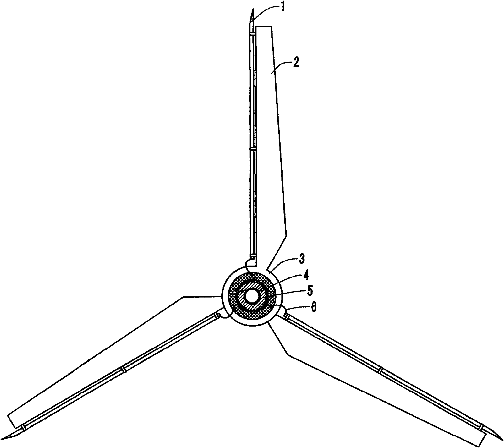 Toothed disc type wind power generation lightning arrester