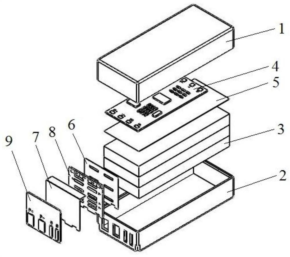 High-energy density battery pack, multi-cell switching test device and test method