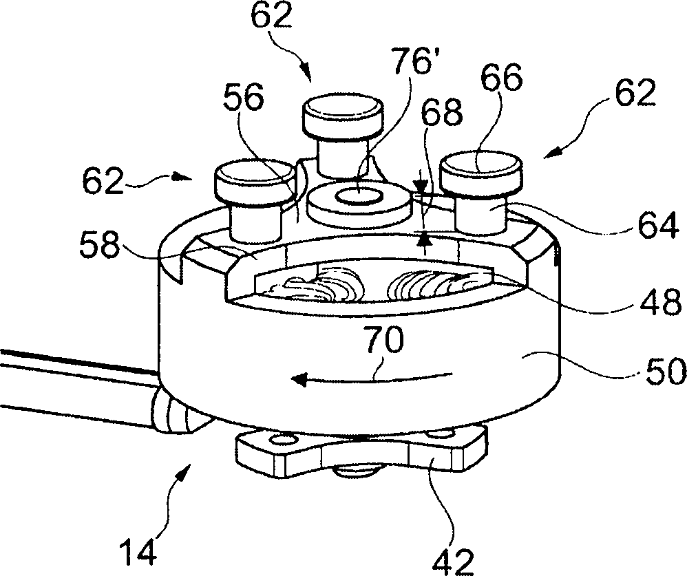 Rotary-wing drone with gearless-drive and fast-mounting propellers