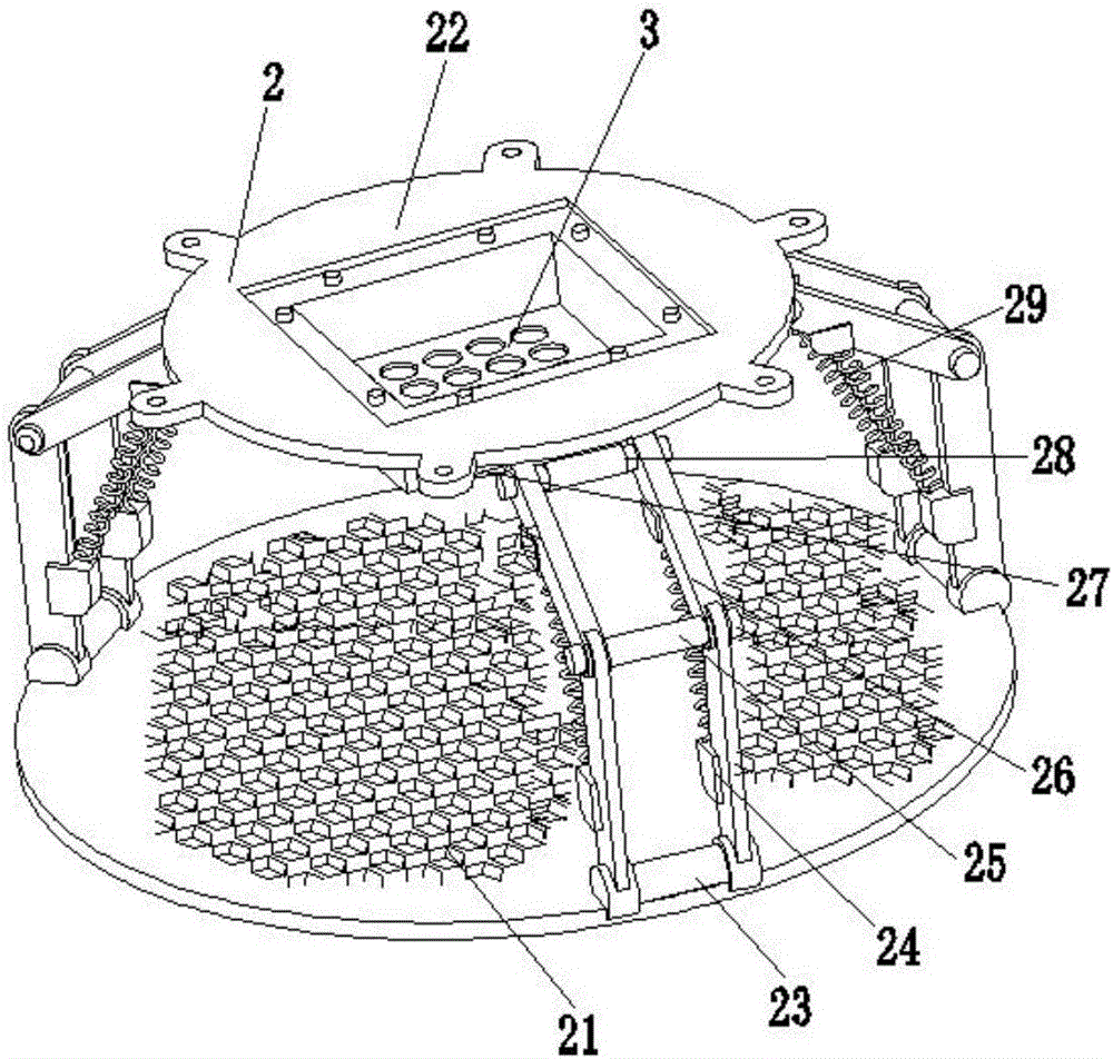 Unmanned aerial vehicle undercarriage with double damping function