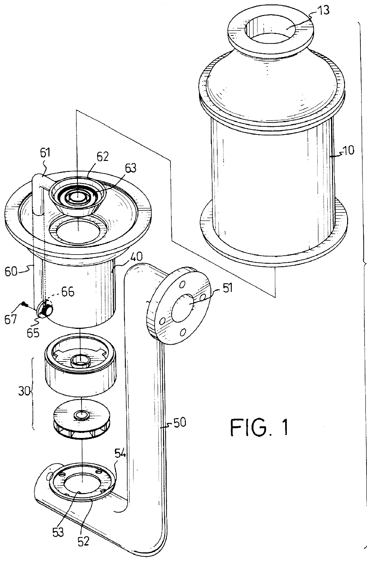 Self-priming centrifugal pump