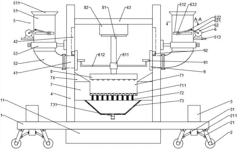 Straw smashing and briquetting all-in-one machine