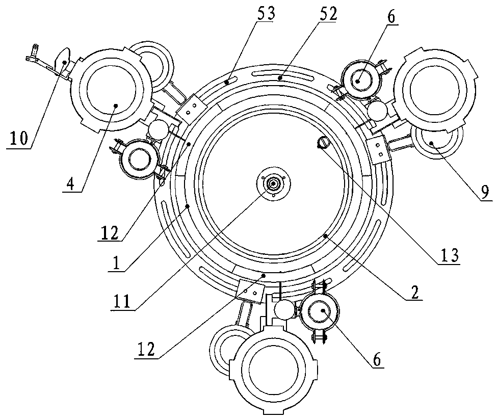 Moving floating overwater garbage cleaning device