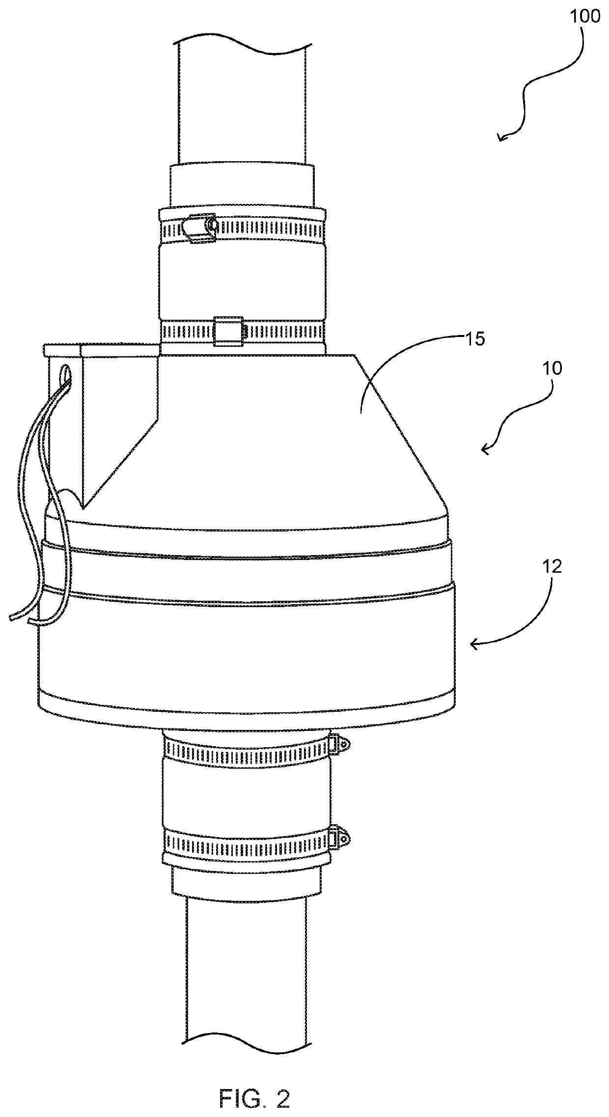 Radon removal apparatus