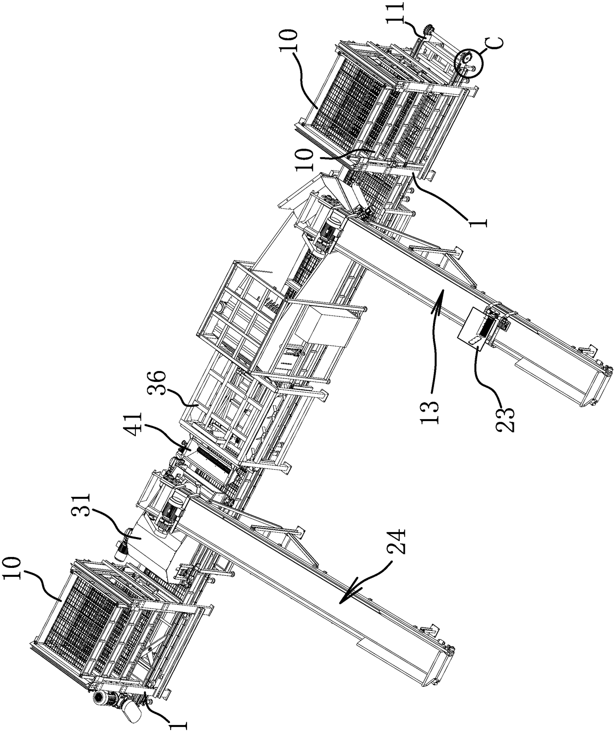 Edible mushroom planting equipment and processing process thereof