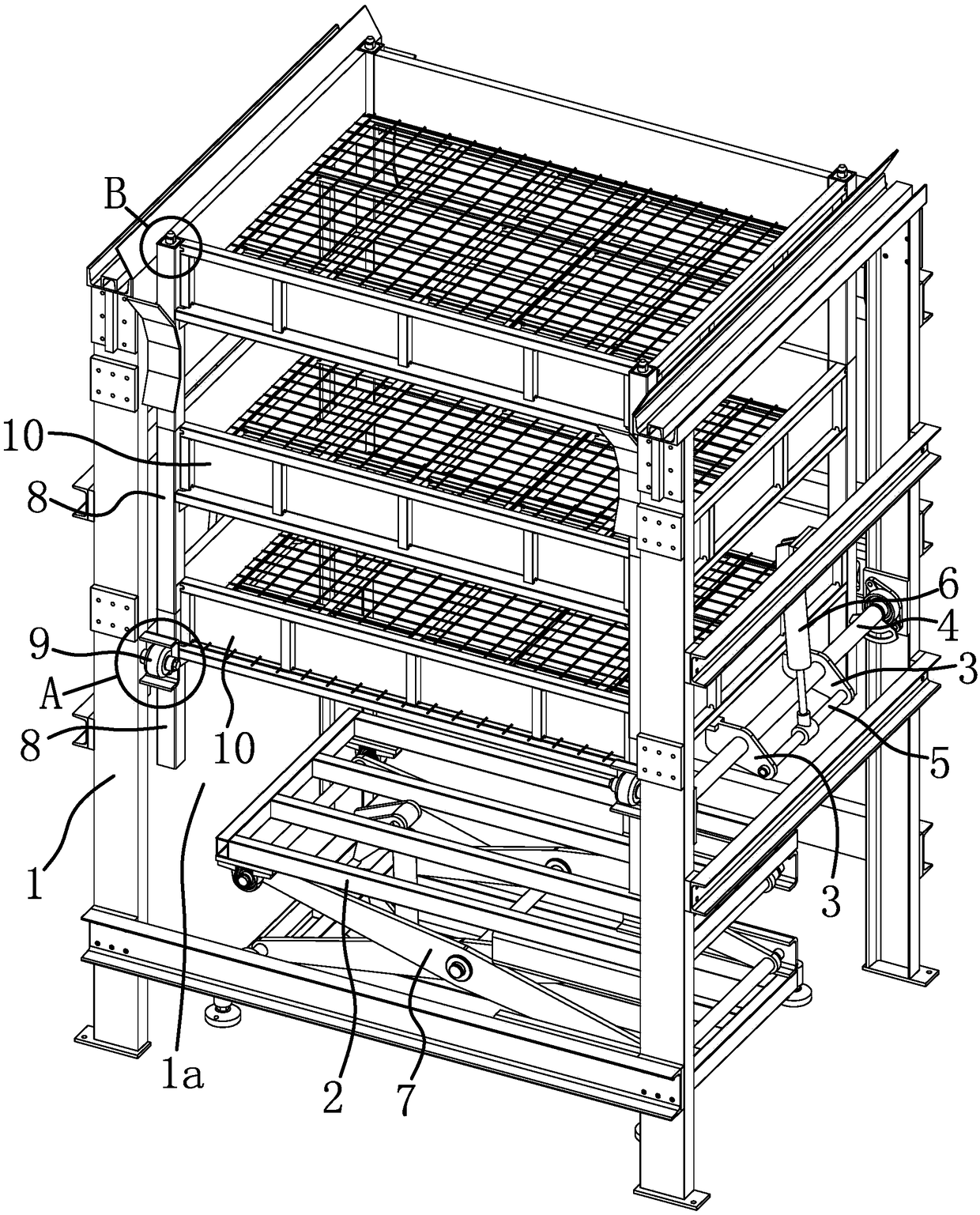 Edible mushroom planting equipment and processing process thereof