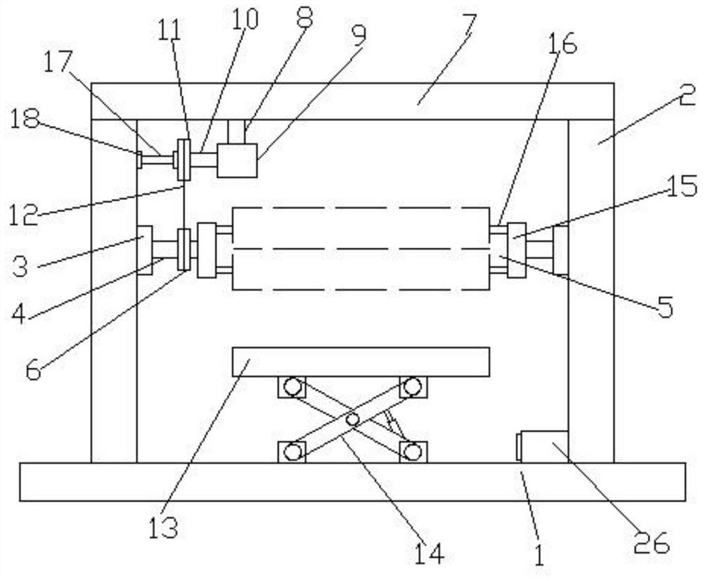 Overturning platform for production of external wall panel for fabricated building