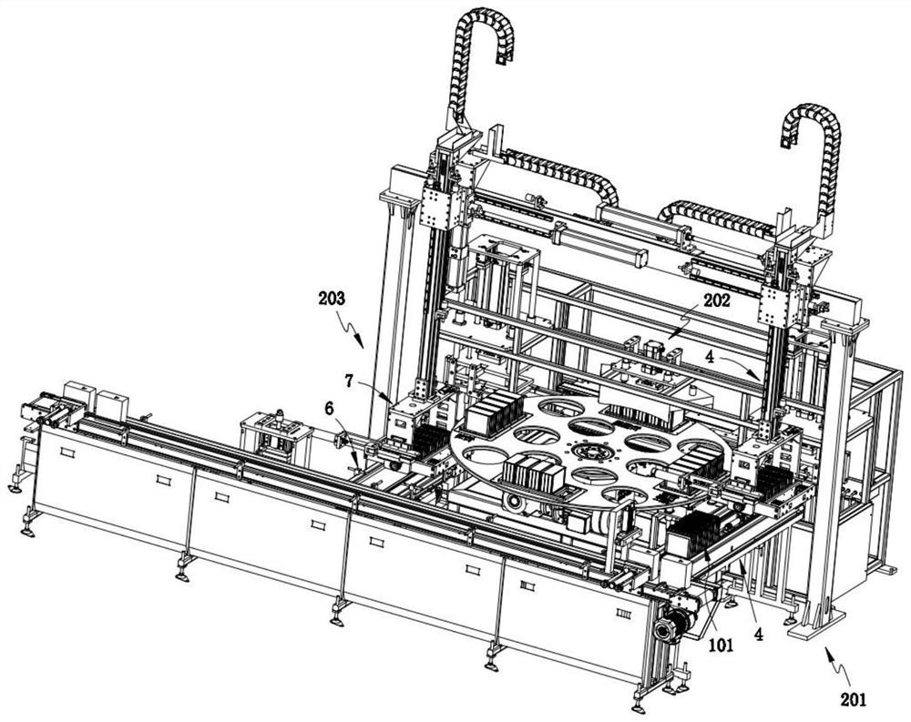 Lead-acid storage battery cast-weld production line