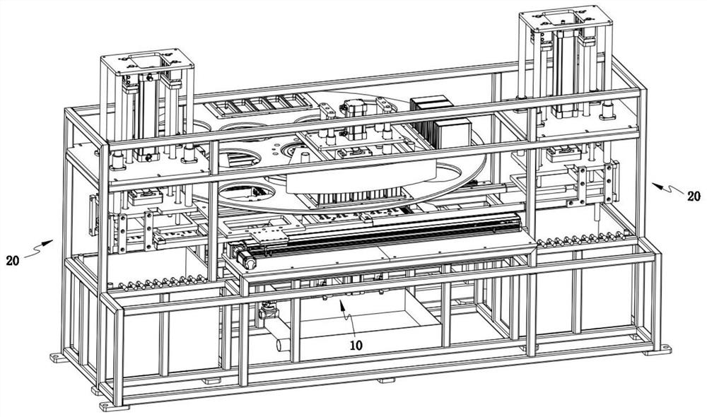 Lead-acid storage battery cast-weld production line