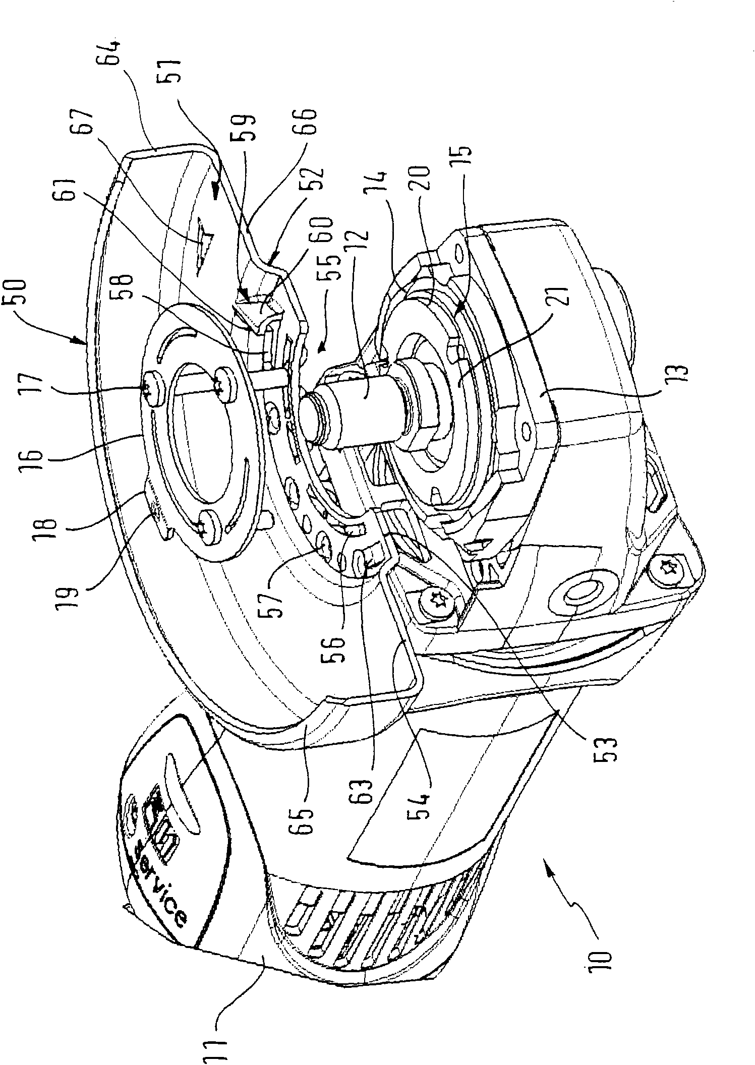 Protective cap, and electric tool with such a protective cap