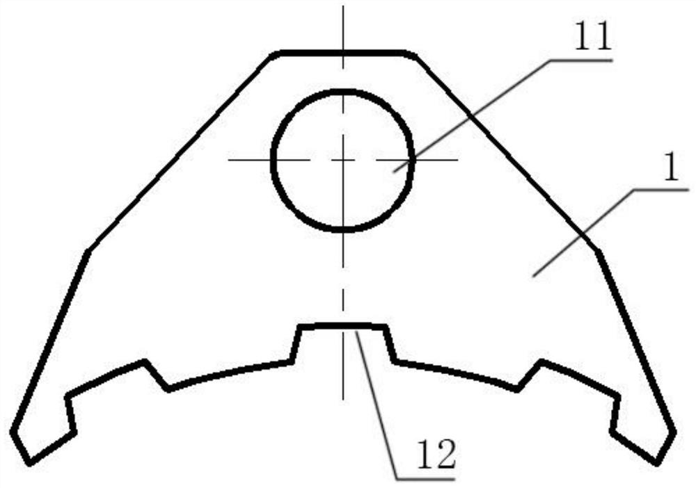 Oil filter nut disassembling and assembling wrench