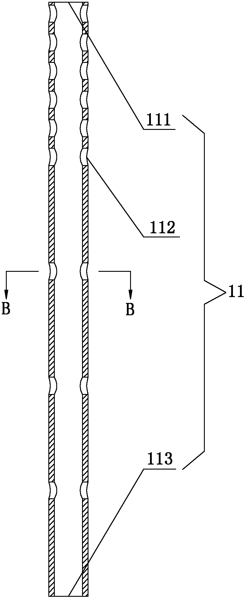 Spiral fin grouting anchor cable assembly with adjustable angle