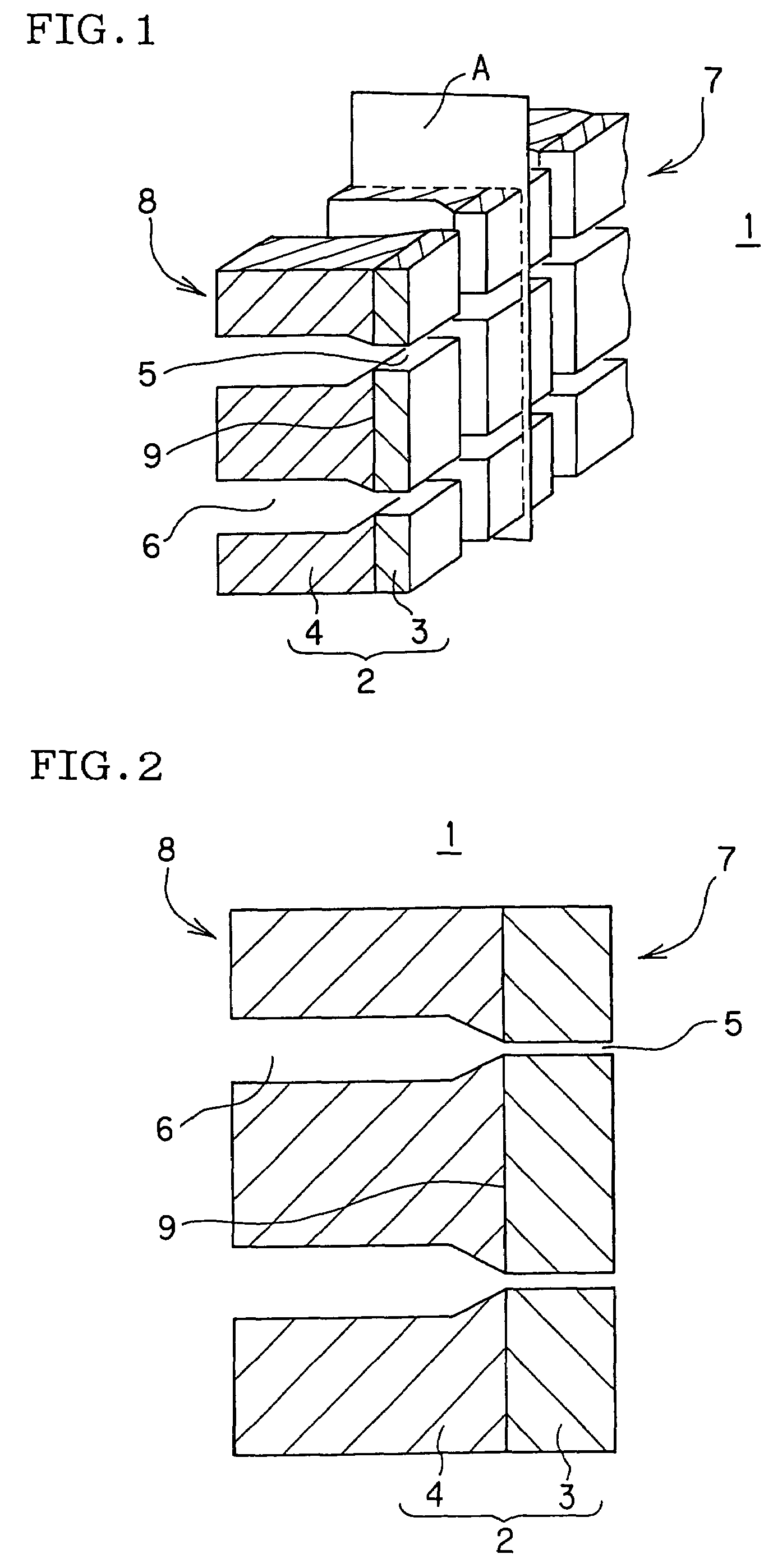 Die for forming honeycomb structure and method of manufacturing the same