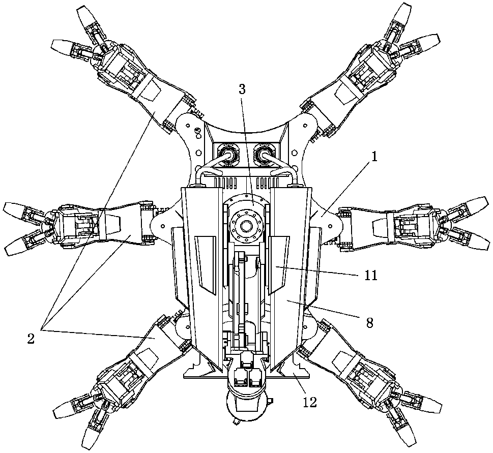 Municipal sewer dredging robot