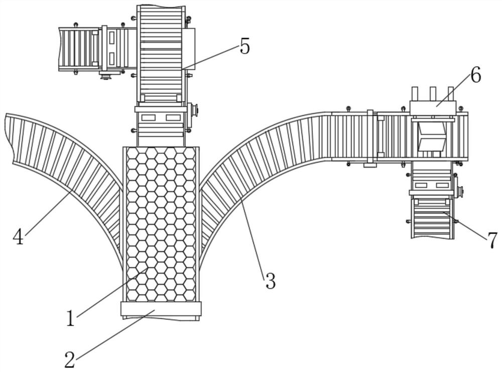 Sorting machine capable of automatically sorting logistics packages after automatic code scanning