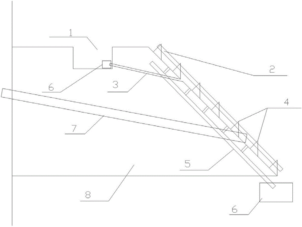 Wall-hanging type ecological concrete dike and construction method thereof