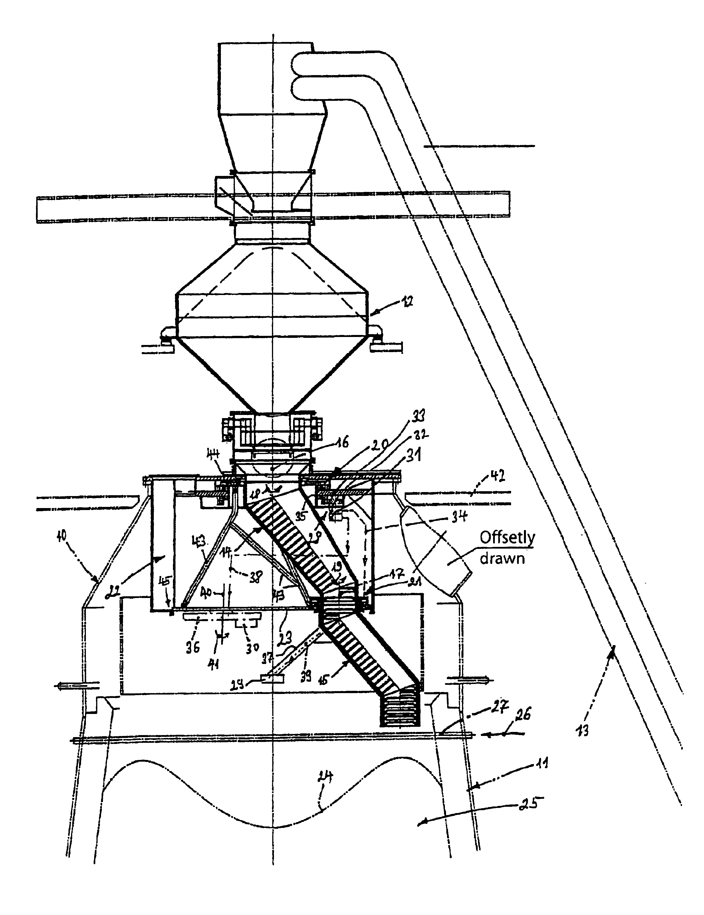 Furnace head or furnace throat seal