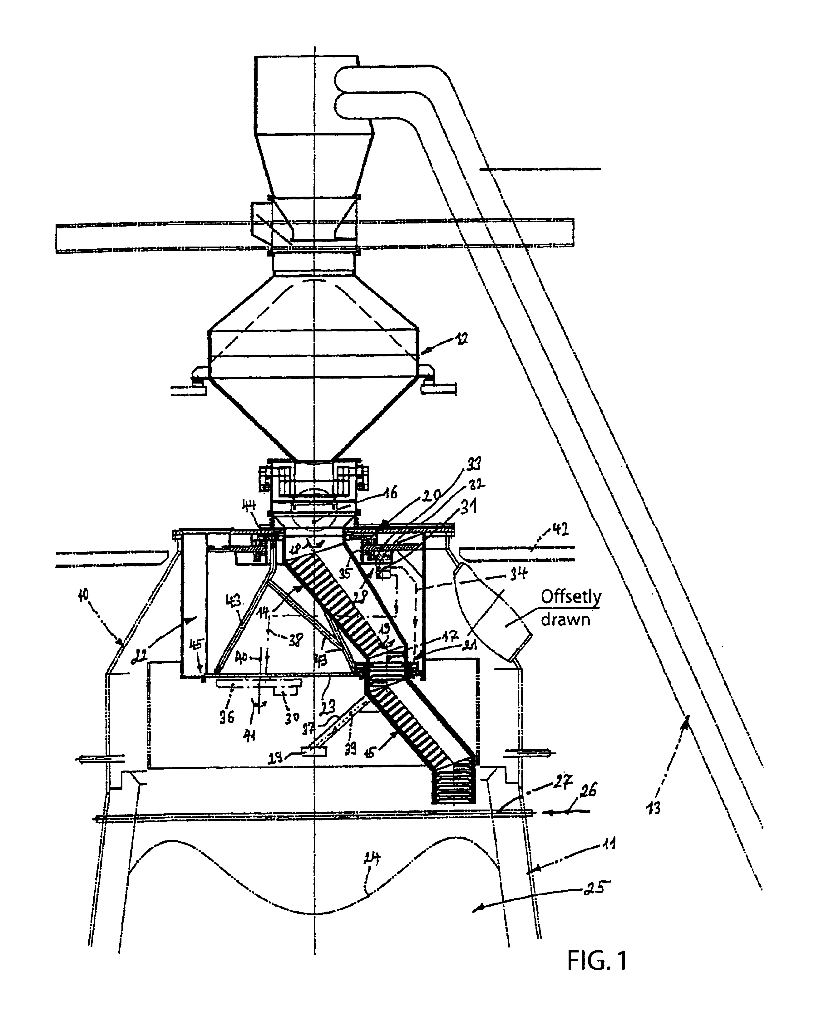 Furnace head or furnace throat seal