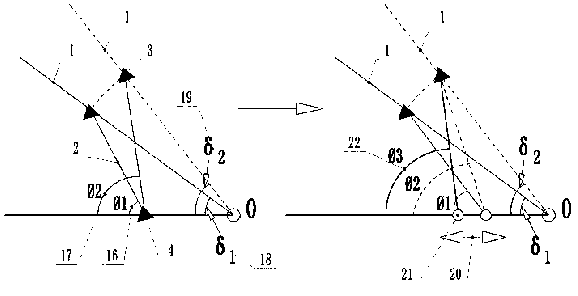 Optimal stress angle adjusting device for automobile crane jib