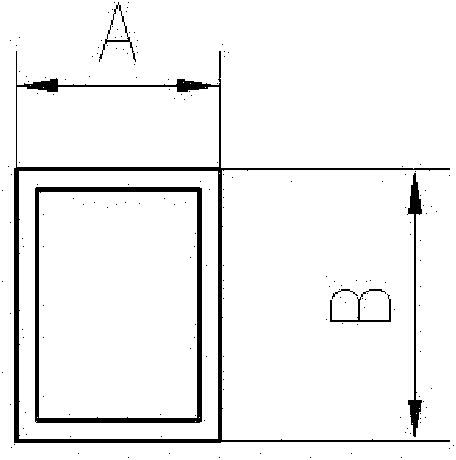 Method for blanking two-sided oblique head structural steel