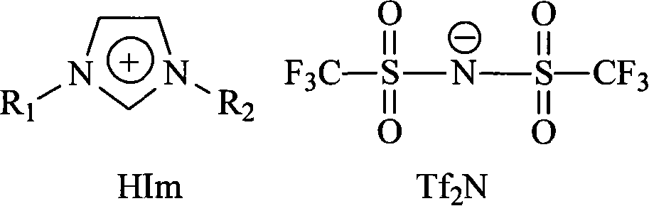 Electrochemical reduction method and apparatus for carbonic anhydride in ionic liquid