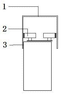 Sliding door wheel device with transverse position capable of being adjusted