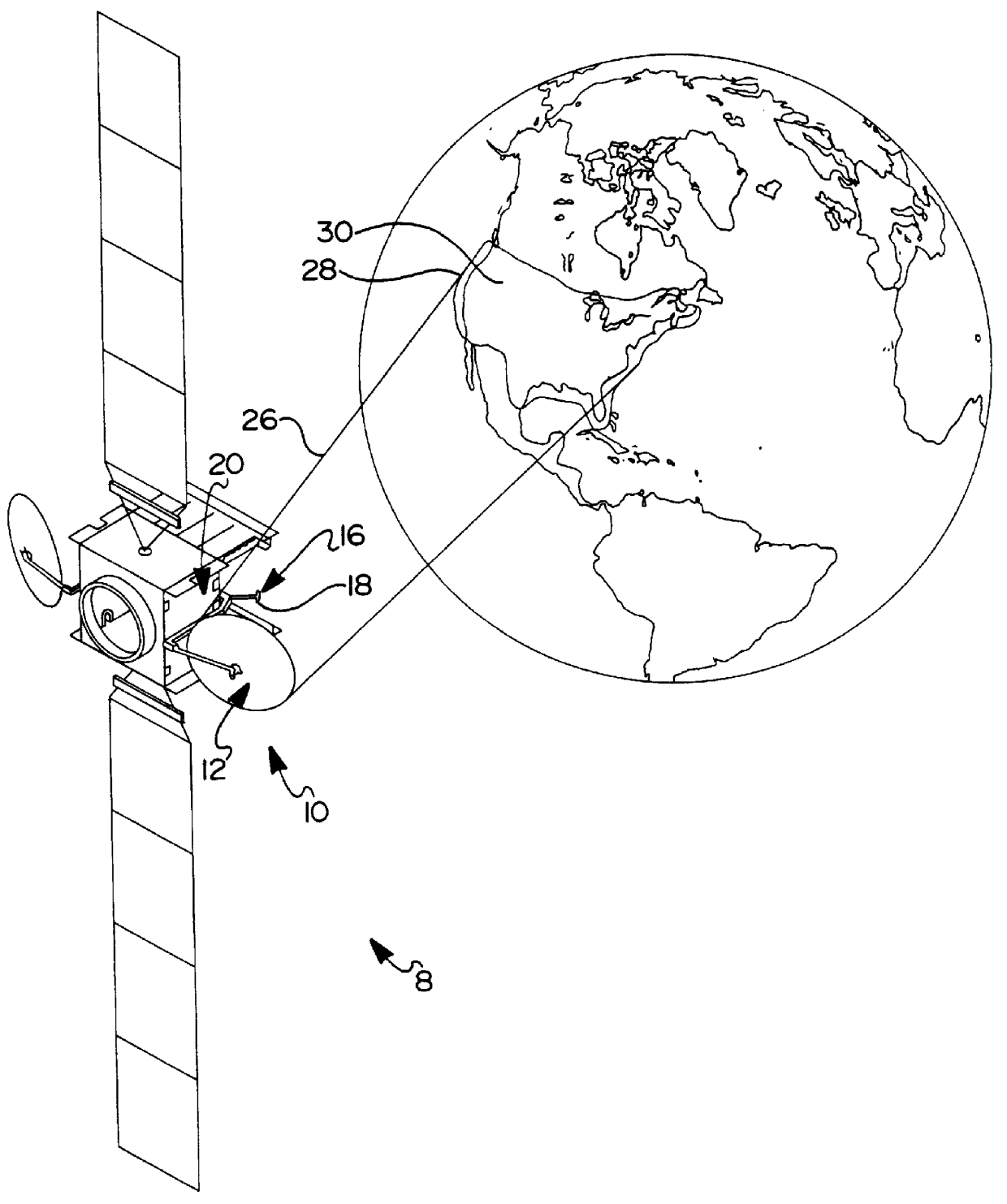 Method for improving pattern bandwidth of shaped beam reflectarrays