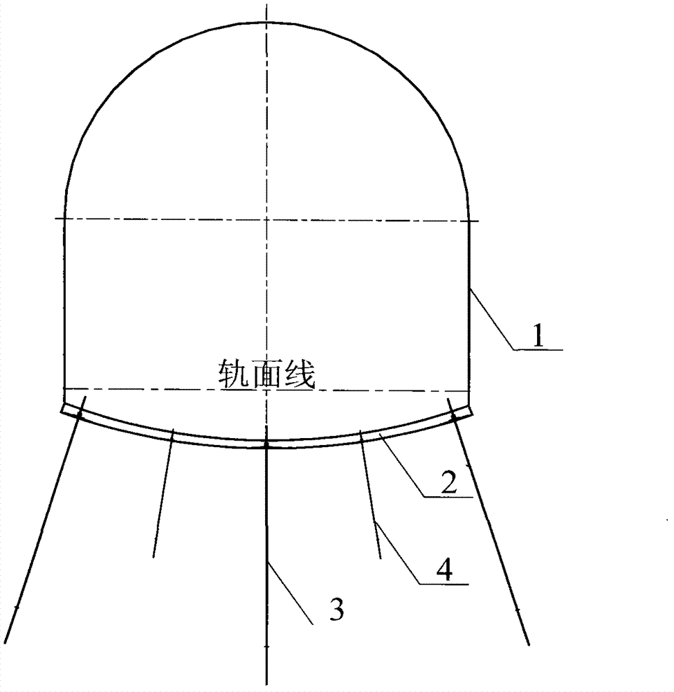 Method for controlling floor heave through inverted arch anchoring beam