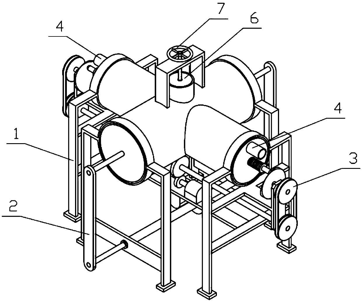 Energy-saving and environment-friendly type mechanical steam compressor