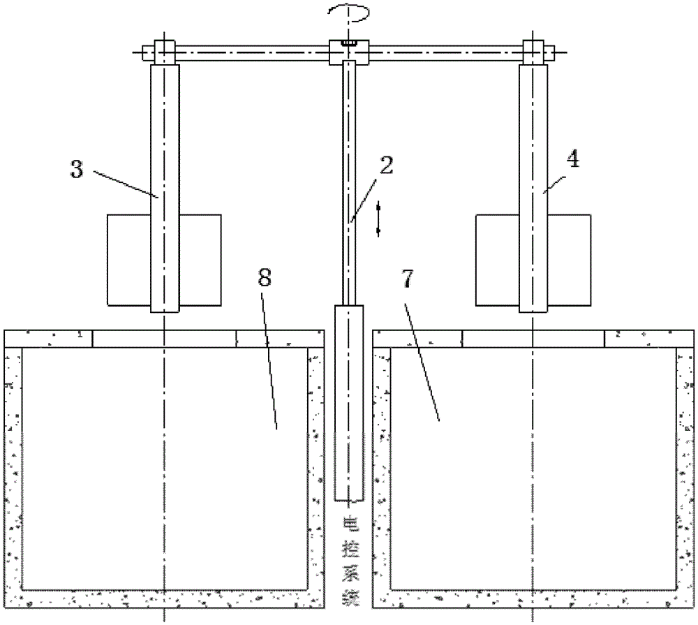 A protective material resistance to cold and heat pulse fatigue test device