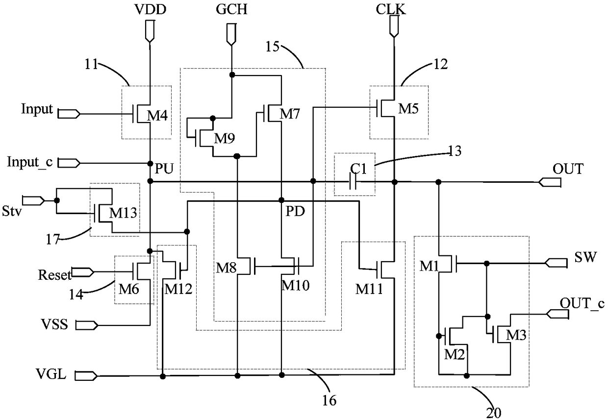 Gate drive circuit, drive method thereof, and display device