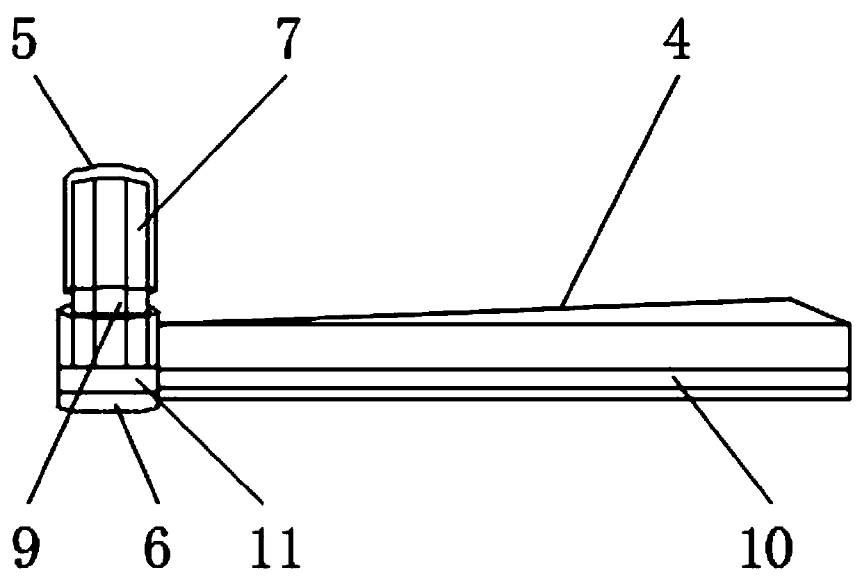 Monitoring device for weak current security engineering of intelligent building