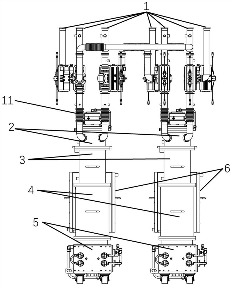 Waste gas treatment device