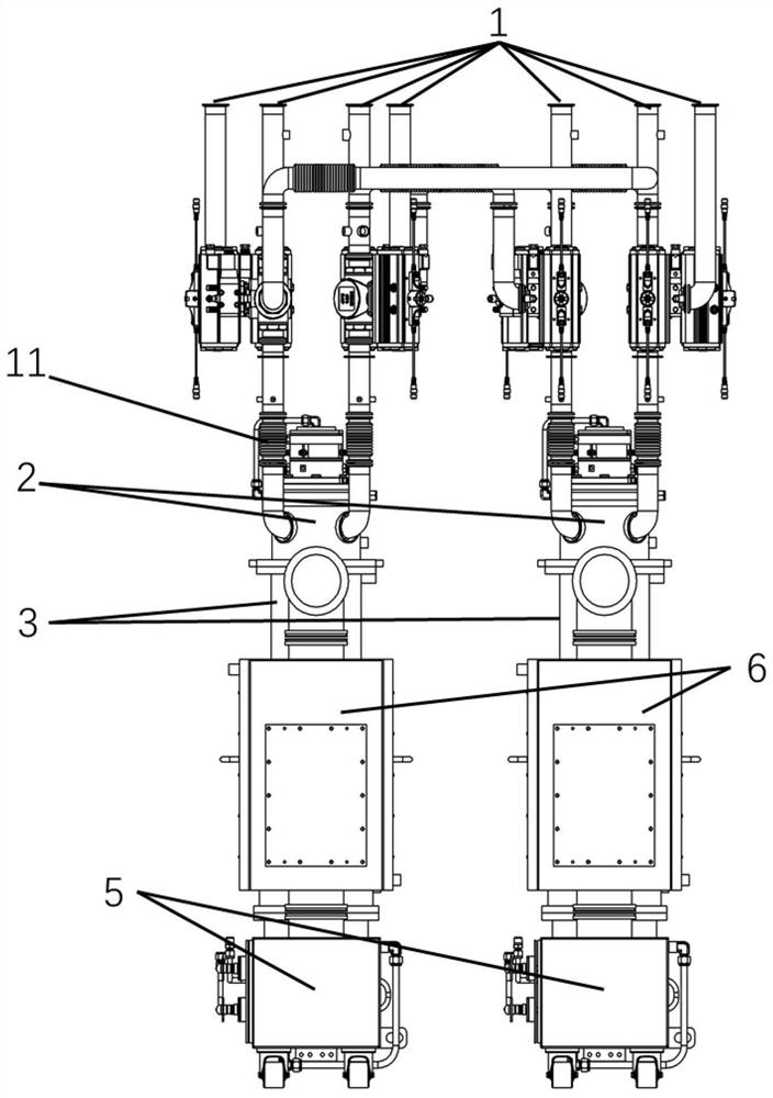 Waste gas treatment device