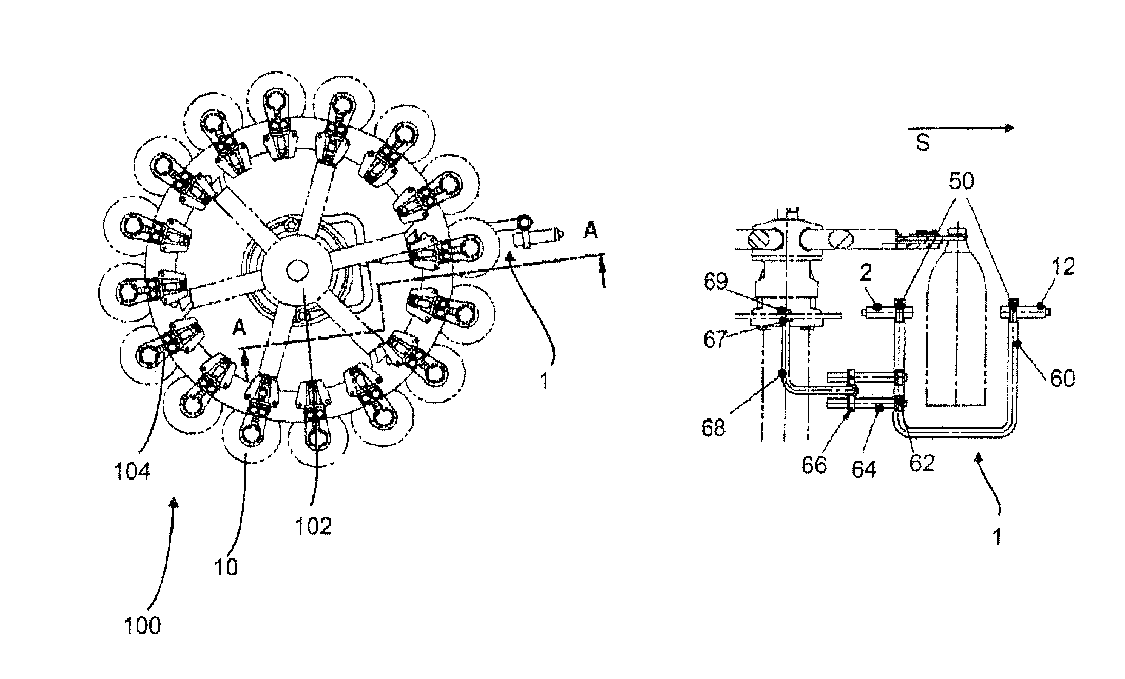 Checking apparatus for containers