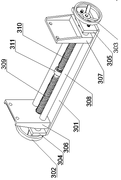Double-row symmetrical hot-pressing printing device for electric wire and cable corrugated sheath